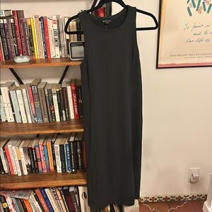 women's slip dress midi Midi Slip Dress with Side Slit – MICHELLE JONAS